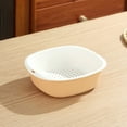 thumbnail image 2 of Tumotour Kitchen Organizer Basket Food Safe Plastic Drainer Space Saving Storage Container For Vegetables Utensils Sturdy Easy Clean Multi Purpose Use, 2 of 6