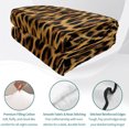thumbnail image 4 of Full Quilt Set 78''x90'', Brown Leopard Print Lightweight Bedspread Coverlet Set with 2 Pillow Shams, Classic Abstract Animal Patterned Breathable All Season Quilt Bedding for Bedroom/Guest Room, 4 of 9