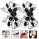thumbnail image 4 of 1 par de Clips para zapatos de mujer, Clips para zapatos con diamantes de imitación, accesorios para adornos para zapatos de novia y boda para tacones altos, 4 of 6