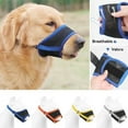 thumbnail image 2 of Adjustable Soft Mesh Small Medium Large Dog Muzzle Pet Accessories Breathable Anti Bark Pet Puppy Mouth Mask Cover Muzzles, 2 of 8