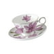thumbnail image 5 of Juego de taza y platillo de porcelana Taza de café Vajilla de café Patrón floral Vajilla de té Lisa 180 ml, 5 of 9