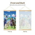 thumbnail image 2 of Genshin Impact Wooden Shaft Hanging Poster Home Decor Poster Wall Art Painting For Living Room Bedroom 20"X30", 2 of 7