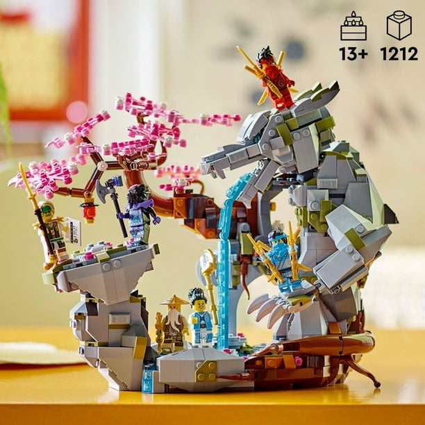 LEGO NINJAGO Dragon Stone Shrine, Build and Display Ninja Toy with