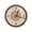 Round, variant on deevoka Hanging Art Clock Lightweight Clock for Bedroom Dining Room Office Round