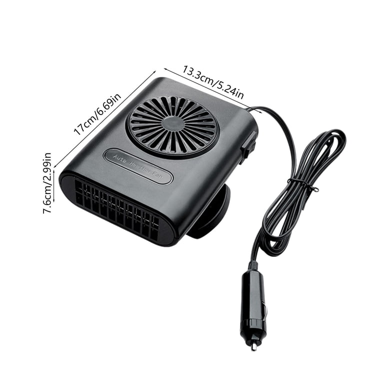 car heaters that plug into the cigarette lighter Car Heater That Plugs Into Cigarette Lighter, 12v Portable Car Heaters for  Vehicle, 2 in 1 Fast Heating & Cooling Fan, Rotary Base Car Heater