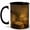 Black, variant on Candlelit Book Nook 11oz Ceramic Mug, Cozy Night Reading Art