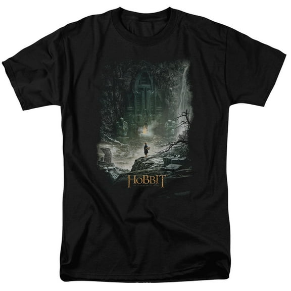 Hobbit T-Shirt At Smaugs Door Unisex Graphic Tee For Men & Women