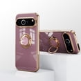 thumbnail image 3 of Case for Google Pixel 7A,[Built-in Rotatable Magnetic Kickstand] Plating Edge Soft TPU Slim Drop Protection Shockproof Phone Case for Google Pixel 7A 5G,6.1 inch 2023 (Purple), 3 of 14