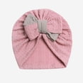 thumbnail image 4 of AJTQTH Baby Girls Colorblocked Headbands Nylon Knitted Soft Bows Hairband Toddler Newborn Infant Cute Headband Elastic Hair Accessories Hat Bonnet Pink Free Size, 4 of 4