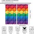 thumbnail image 2 of Kids Building Blocks Toy Curtains, Color Constructor Geometric Blocks Abstract Contour Colorful Plastic Brick Print Window Treatments Drapes for Bedroom Living Room Set 2 Panels,42x45 Inches, 2 of 8