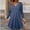 Navy, variant on Ynynloco Long Sleeve for Womens Tops with 2 Pockets Fall Oversized Blouses Pullover Solid Color Dressy Casual T-Shirts Outfits