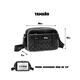 thumbnail image 2 of Bolso De Hombro A Cuadros Belug Negro, Beige, 2 of 5