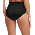 thumbnail image 4 of Calvin Klein BLACK Pleated High-Waist Bikini Swim Bottom, US Medium, 4 of 4