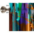 thumbnail image 2 of Abstract Curtains Valances Colorful Vertical Planks Aesthetic Modern Minimalist Curtains Valances for Farm Bedroom Living Room Decor 54"x18", 2 of 5