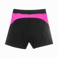 thumbnail image 5 of HCNTES Women High Waisted Swim Shorts - Bathing Suit Short Tummy Control Swimsuit Bottom Boy Shorts(Hot Pink,S), 5 of 6