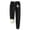 ABlack, variant on Kelon Women's Casual Pants, Women's Warm Sherpa Lined Athletic Sweatpants Jogger Fleece Pants with Pockets Winter Warm Jogger Sweatpants, S