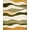 Green Beige Multi, Pattern 2, variant on ODIKA 9'x12' Washable Area Rug Abstract Mid Diagonal Wave Striped Chartreuse Gradient Cream for Great Room, Indoor Concept, Large Living Low Pile, Flatwoven