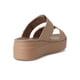 thumbnail image 5 of Sandalias con cuña Crocs Brooklyn Buckle Low Latte para mujer, 5 of 7