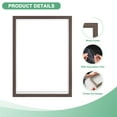 thumbnail image 2 of 2-Pack Dried Flower Frame, 8 x 12 Inch Double Acrylic Wooden Dried Flower Photo Floating Frame [Coffee], 2 of 7