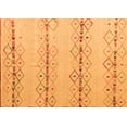thumbnail image 1 of Ahgly Company Indoor Rectangle Solid Orange Modern Area Rugs, 8' x 10', 1 of 4