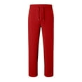 thumbnail image 5 of Babcutegg Teen Boys Sweatpants with Drawstring Fleece Lined Athletic Pants Side Pockets Outdoor Wear Fall and Winter Trousers for Boys Red Size 14, 5 of 7