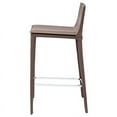 thumbnail image 4 of Home Square Palma 30" Leather Contemporary Bar Stool in Mink - Set of 2, 4 of 4