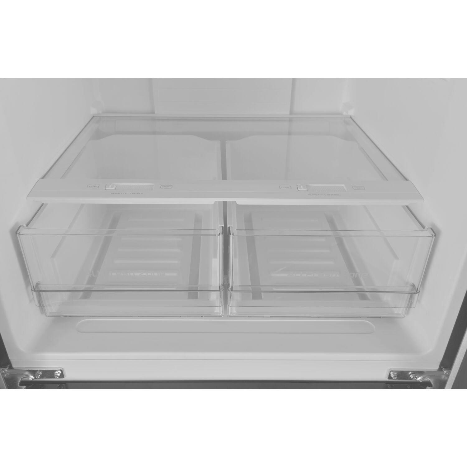 Galanz 16 Cu. ft. 3-Door French Door Refrigerator with Ice Maker, Stainless Steel, 28.35"W Condition, New - image 4 of 14