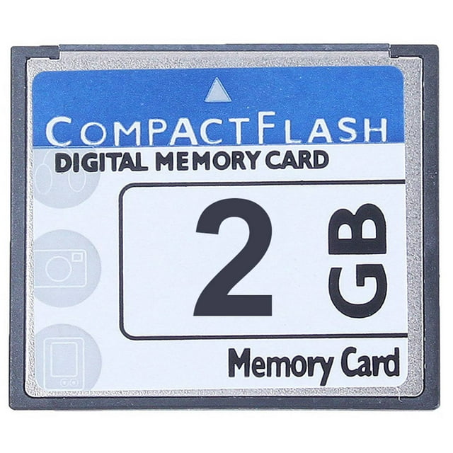 Carte Mémoire CompactFlash 2 Go pour Appareil Photo, Machine Publicitaire, Carte d'Ordinateur Industriel