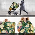 thumbnail image 6 of Car Seat Cover Baby - Tropical Floral Jungle Breathable Infant Car Seat Cover for Baby Carseat, Lightweight Comfort Baby Essentials Must Haves Newborn Stuff for Girl Boy, 6 of 7