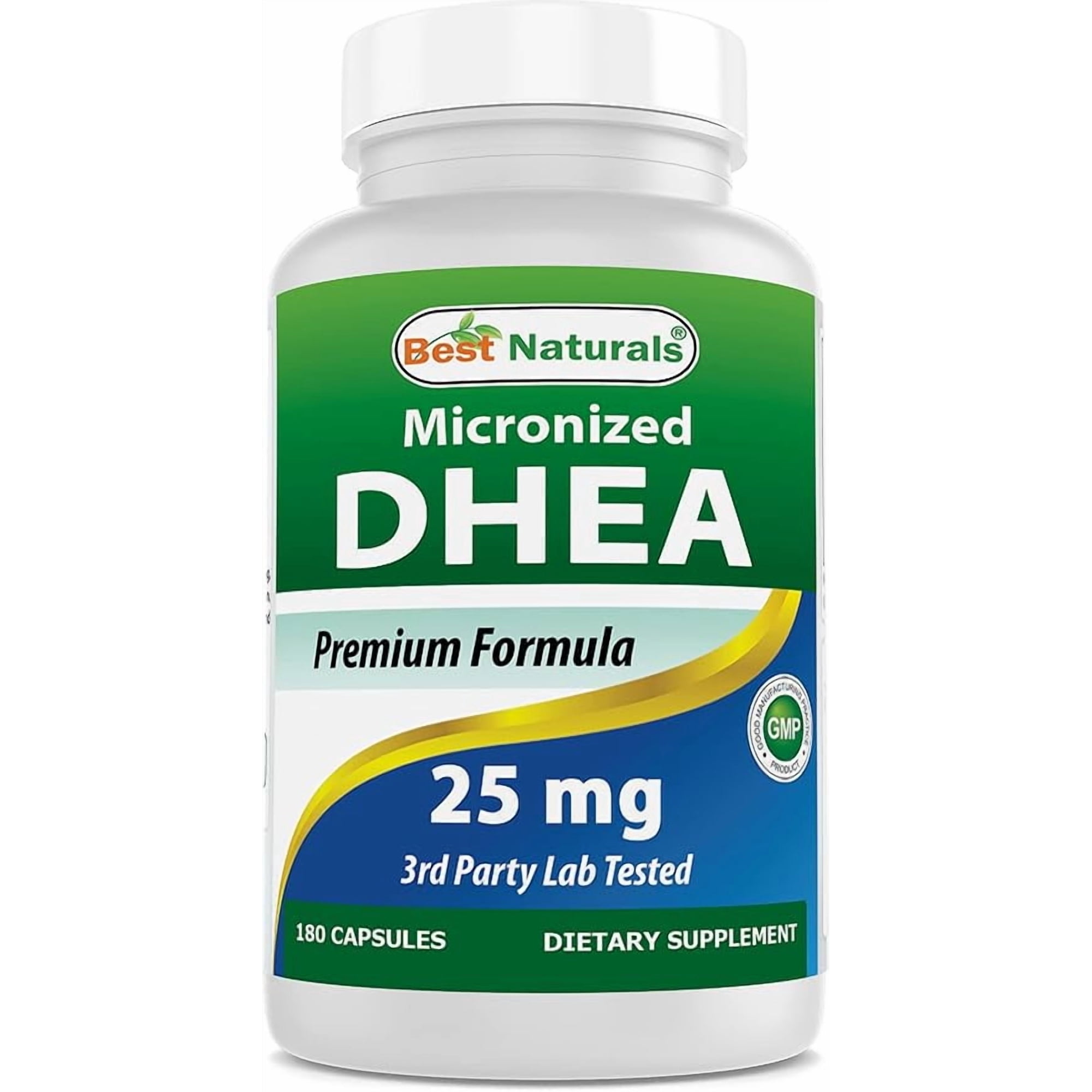 Best Naturals Micronized DHEA 25 mg 180 Capsules