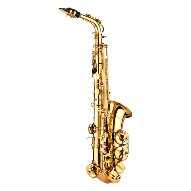 Muslady AS200 Eb Alto Saxophone Brass Lacquered Alto Sax Wind