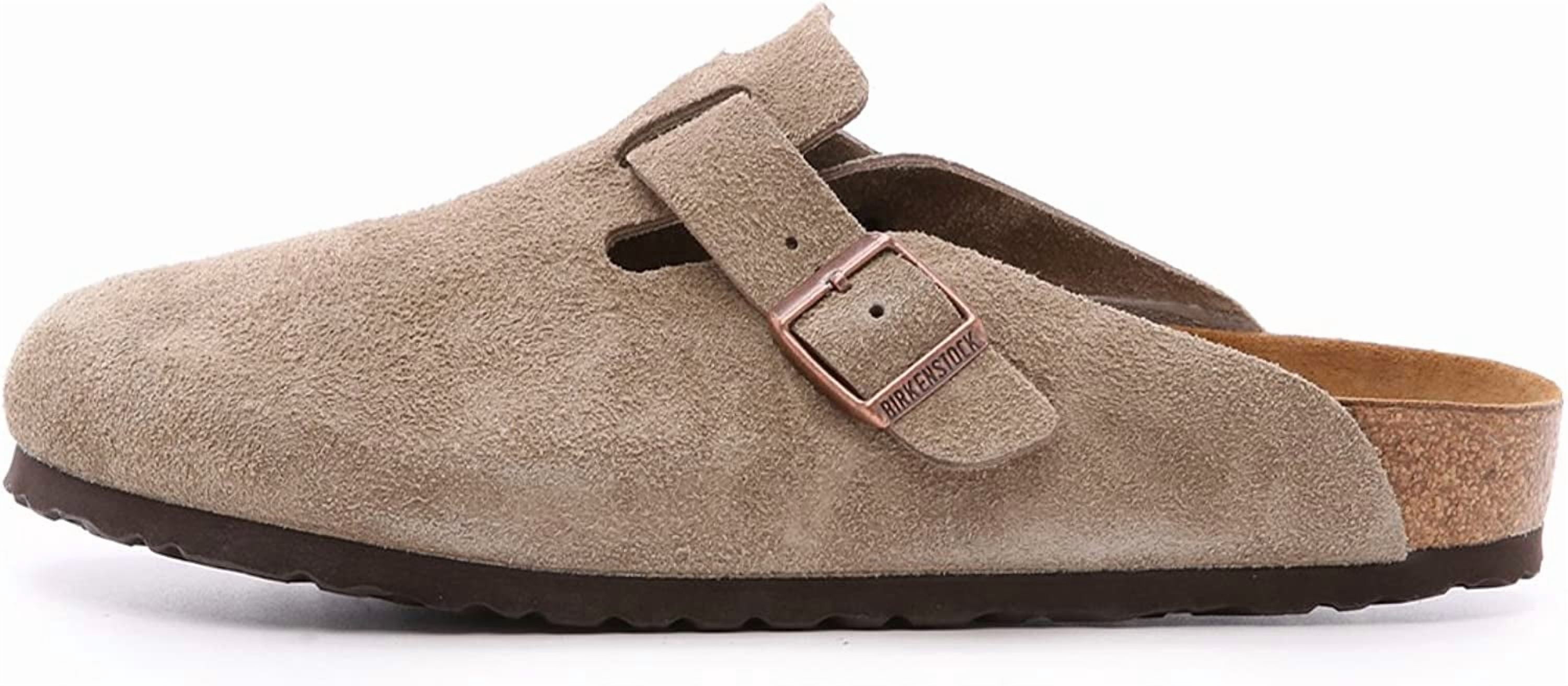 BIRKENSTOCK Unisex Adult EU 45 Narrow (Men 12-12.5) 560773 Taupe Suede
