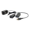thumbnail image 3 of C2G 1 Port USB 2.0 Over Cat5/Cat6 Extender - USB Extension up to 150ft, 3 of 6