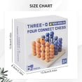 thumbnail image 4 of Educational Toy 4 in A Game Wooden Strategy Board | Fast Pattern Challenge Ring Stack Puzzle for 2 Players| Competitive Tabletop Brain Teaser for Family Game Night| Stack Solve Set with Racks Stem To, 4 of 9