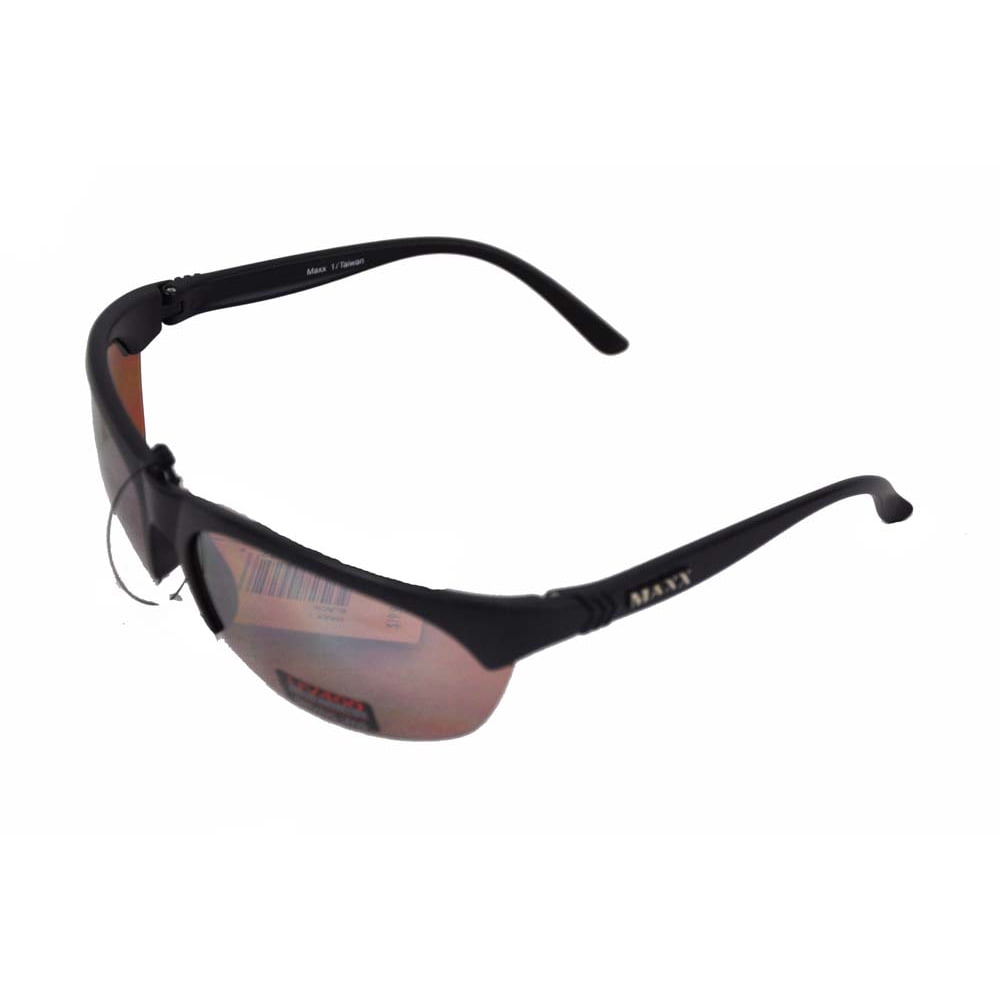 Maxx Eyewear Maxx Sunglasses Maxx 1 Black Frame Amber Polycarbonate