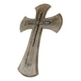 thumbnail image 5 of Vintage Layered Crucifix Tooled Scrollwork Roman Spike Nails Wall Cross Decor, 5 of 8