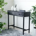 thumbnail image 2 of SAFAVIEH Aliyah French Black Wood Console Table with Drawer (35.5 in. W x 13 in. D x 29.5 in. H), 2 of 14