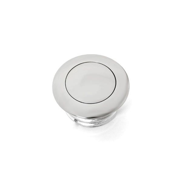 Flush Chrome Pop Up Gas Cap Vented Fuel Tank Gas For Sportster Custom XLH883C 1999-2004