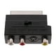 thumbnail image 2 of To 3 Convertidor de Adaptador RCA Compuesto + Interruptor De Entrada / Salida GOLD Sunnimix Adaptador RCA a Scart, 2 of 8