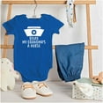 thumbnail image 3 of Relax My Grandma Is A Nurse Essential Romper Boys or Girls Infant Baby Brisco Brands 12M, 3 of 6