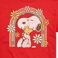 thumbnail image 3 of Peanuts - Retro Flower Rainbow   - Men's Short Sleeve Graphic T-Shirt, 3 of 6