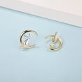 thumbnail image 2 of Aretes Mujer Cobre - Joyería Para Mujer - Aretes de Gato Con Baño de Rodio y Oro 18K - Aretes de mujer - Incluye Caja para Regalo GOLD SHIELD Joyeria plata 925 / Aretes gato plata 925 o cobre / Pequeños y delicados, 2 of 5