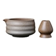 thumbnail image 1 of Ceremonial Matcha Bowl con soporte para el bateador Matcha Batchisk Stand Glazed Handmaded para Matcha Latte Family Gifts Amantes de té Amantes de té Amarillo, 1 of 8