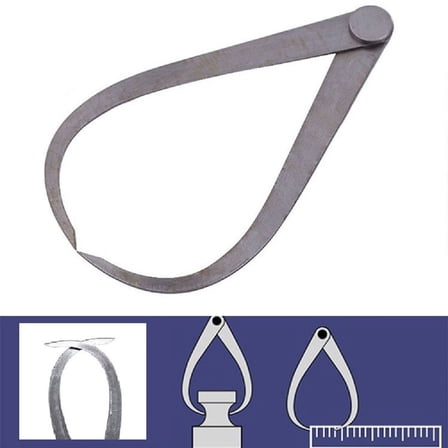 1Pcs Outside Caliper Stainless Steel Firm Friction Joint Measuring Tool 200Mm YIWEI