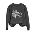 thumbnail image 4 of Luxalzxs St Patricks Day Outfits for Women, Long Sleeve Shirts for Women Lightweight Crewneck Loose St. Patrick's Day Print Tops Sweatshirts, 4 of 4