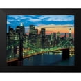 thumbnail image 2 of Setboun, Michel 24x19 Black Modern Framed Museum Art Print Titled - Downtown, Manhattan, 2 of 5
