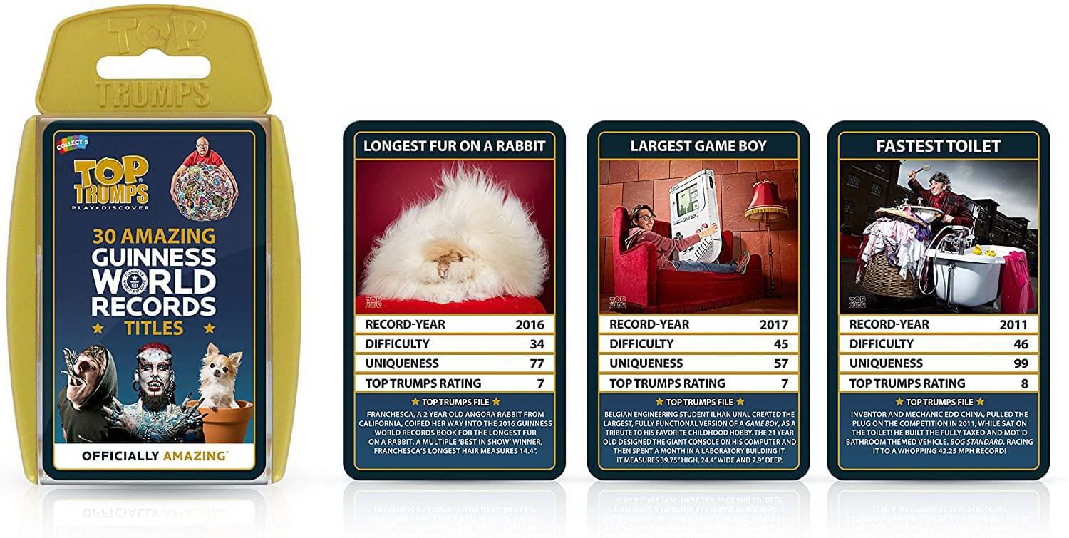 Guinness Book World Records Top Trumps Card Game - Walmart.com