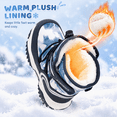 thumbnail image 6 of Stepedia Snow Boots Kids Boys Girls Winter Warm Faux Fur Boots Lightweight Water-Resistant Cold Weather Shoes, 6 of 10