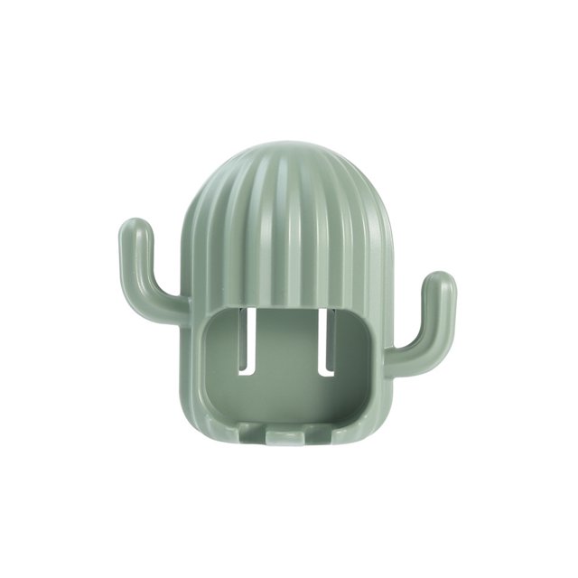 Kearding Soporte para cepillos de con ventosa para pared de baño, organizador Universal para cepillos de dientes, soporte de drenaje, estante Cocina y Comedor Verde claro Kearding HA061310-03