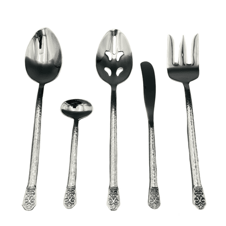 

Gourmet Settings (GS) Tristan 18/10 Stainless Steel 5pc. Hostess Set - Glossy